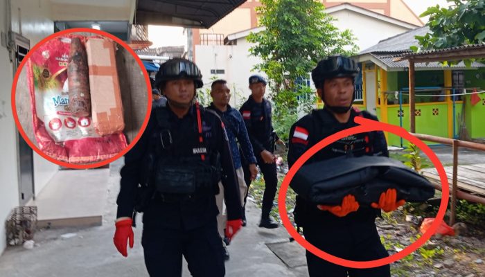 Mortir Temuan Nelayan Tanjungpinang Dievakuasi Satuan Brimob Polda Kepri