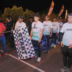 Regu Bintara Koarmada 1 Juara Lomba Gerak Jalan Proklamasi 45 Km di Tanjungpinang