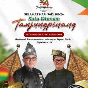 HUT Ke-24 Kota Otonom Tanjungpinang, Diawali APBD Rp200 Miliar Bangun Daerah