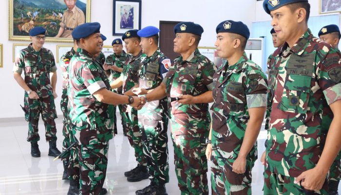 36 Perwira Lanud Raden Sadjad Natuna Naik Pangkat