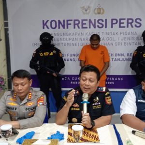 BC Tanjungpinang Gagalkan Penyelundupan Sabu 496 Gram di Pelabuhan Sri Bintan Pura