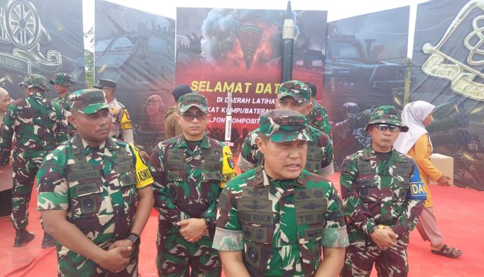 Ratusan Personel Batalyon Komposit 1/Gardapati Ikuti Latihan UST di Sejumlah Lokasi  di Natuna 