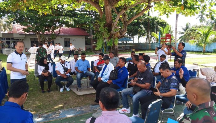 Pererat Silaturahmi, Danlanal Ranai Coffe Morning Bersama Insan Pers Natuna