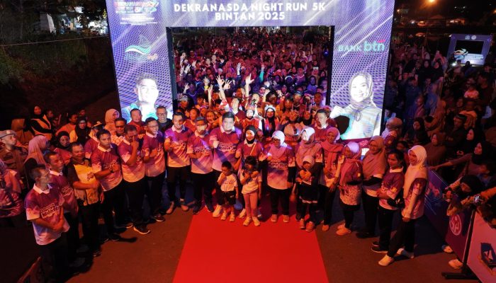 350 Pelari Meriahkan Dekranasda Night Run Bintan 5K 2025
