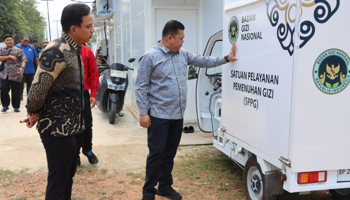 Tinjau SPPG Berkah Sejahtera, Sekda Bintan : Jaga Mutu dan Higienitas Makanan