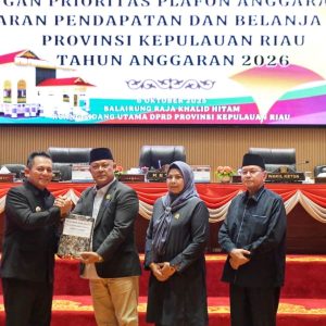 Gubernur Kepri Sampaikan Rancangan KUA-PPAS APBD Kepri 2026