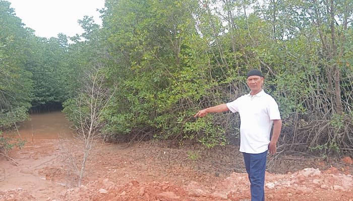 Penimbunan Lahan di Dompak Sumbat Gorong-Gorong dari Kantor Gubernur Kepri