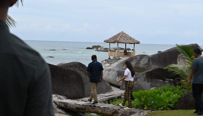 Berwisata Bahari Lokal, Danlanud RSA Nikmati Pesona Natuna Garden Villas