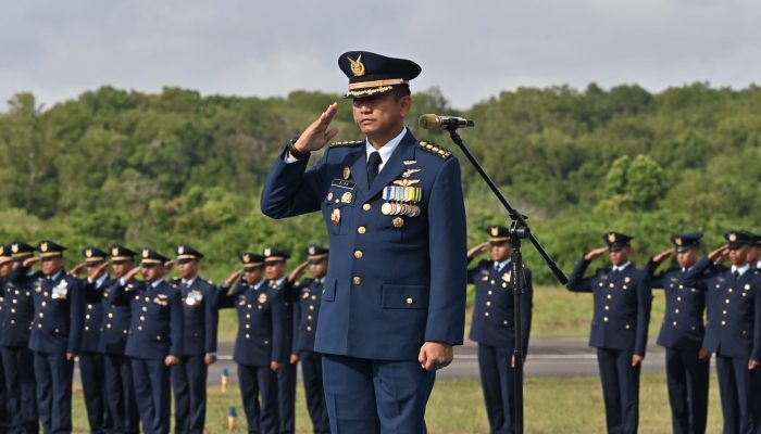 Kadisops Lanud RSA Pimpin Upacara Hari Pahlawan di Lanud RSA 