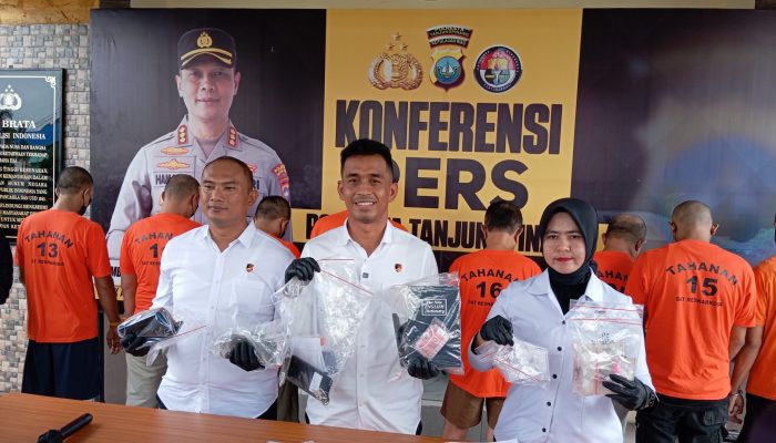 November 2025, Polresta Tanjungpinang Amankan 8 Tersangka Narkoba