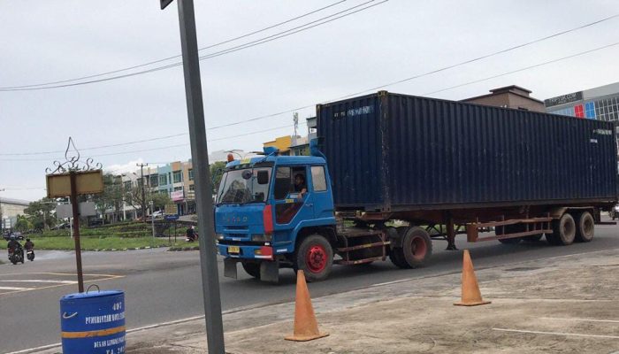 Satlantas Polresta Tanjungpinang Dorong Ada Perda Atur Jam Operasional Truk Kontainer