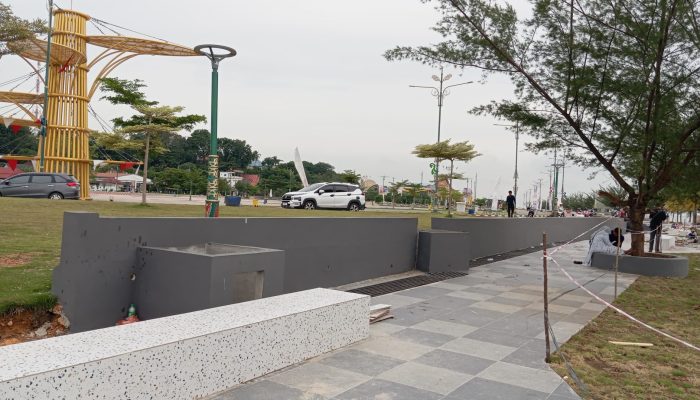 Proyek Jogging Track Gurindam 12 Tahap Finishing, Akan Dilanjutkan di TA 2026