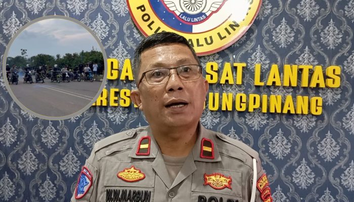 40 Kendaraan Terlibat Aksi Balap Liar di Pulau Dompak Tanjungpinang Diamankan Polisi