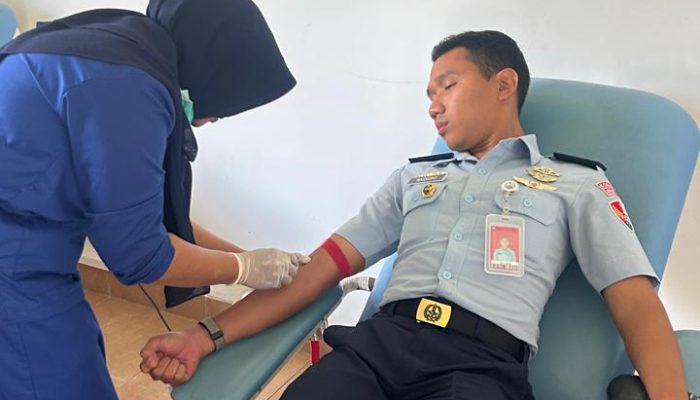 Lanud RSA Sigap Bantu Warga yang Membutuhkan Darah