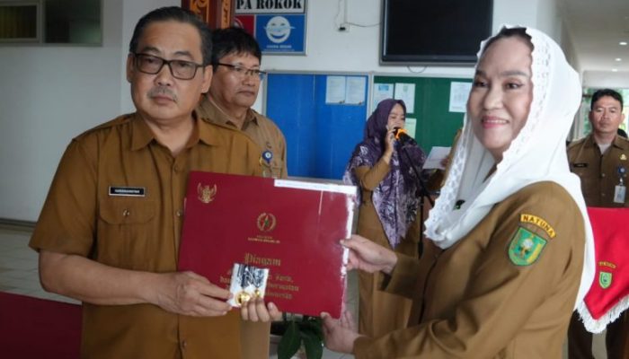 Kadispar dan Kabag Kerjasama Sekretariat Pemkab Natuna Jalani Purna Tugas