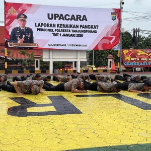 49 Personel Polresta Tanjungpinang Resmi Naik Pangkat