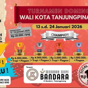 MANTAB Akan Gelar Turnamen Domino Walikota Tanjungpinang, Hadiah Total Rp15 Juta