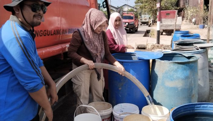 Permintaan Air Melonjak, BPBD Tanjungpinang Distribusikan Air Bersih 312,9 Ton Selama Lima Hari