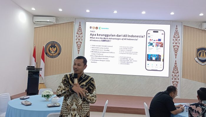 Pendataan Kedatangan WNI dan WNA, Imigrasi Tanjungpinang Sosialisasi Aplikasi All Indonesia