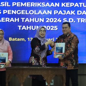 BPK Perwakilan Kepri Serahkan LHP Pemkab Bintan Tahun 2024-Semester III 2025