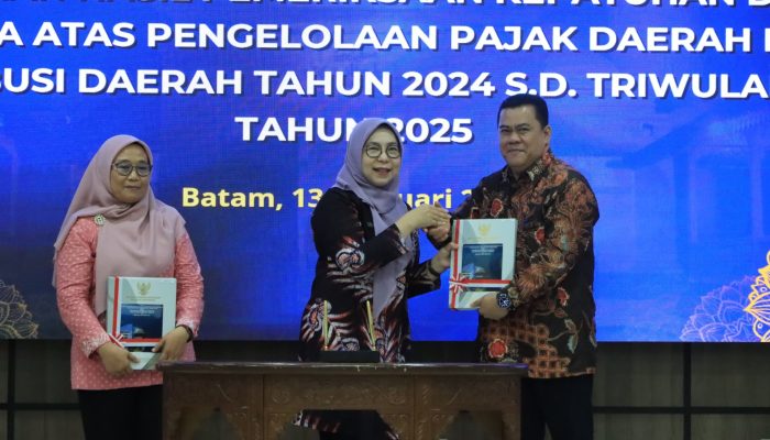 BPK Perwakilan Kepri Serahkan LHP Pemkab Bintan Tahun 2024-Semester III 2025
