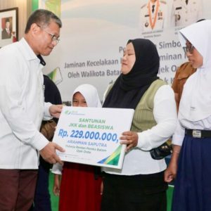 10.285 Pekerja Rentan di Kota Batam Terima Perlindungan BPJS Ketenagakerjaan