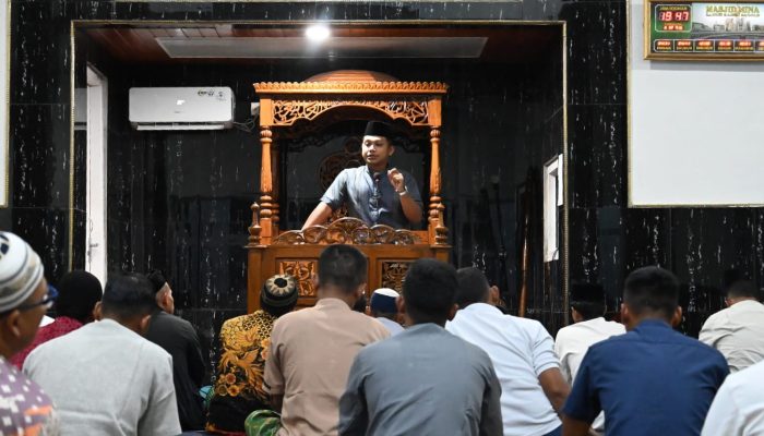 Malam Ke-9 Ramadan 1447 H, Kultum Psikologi di Masjid Mina Lanud RSA Ajak Jamaah Perkuat Iman 