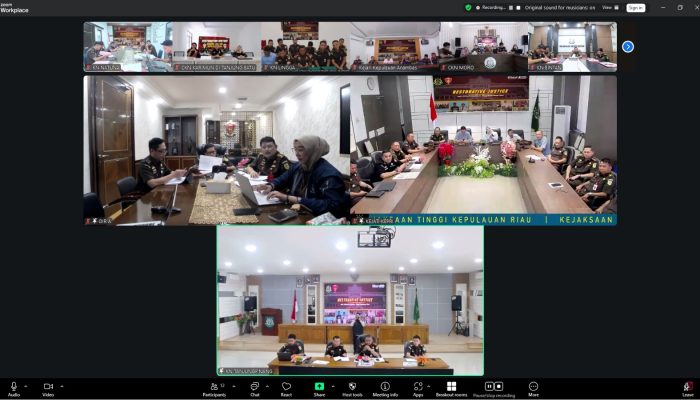 Kajati Kepri Hentikan Penuntutan 2 Perkara Melalui Keadilan Restoratif