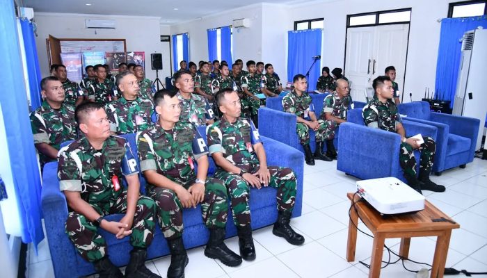 Bindalwas Satpomau di Lanud RSA Natuna Perkuat Profesionalisme Polisi Militer