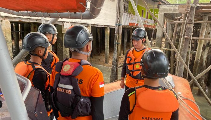 Tim SAR Gabungan Lakukan Pencarian Nelayan Hilang di Perairan Lingga Timur