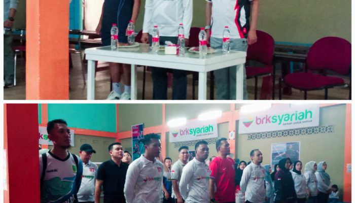 Sekda Natuna Buka Turnamen Badminton BRK Syariah Sempena HUT  Ke-60