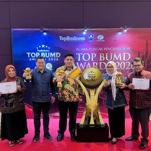 Bupati Roby Bersama BPR Bintan Sabet Tiga Penghargaan TOP BUMD Awards 2026