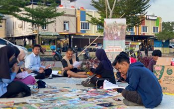 TBM Menur 47 Tanjungpinang Gelar Pekan Membaca dan Lapak Buku di Jalan Bandara