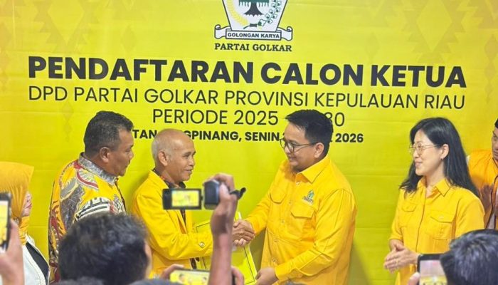Pendaftaran Ditutup, Ade Angga Calon Tunggal Ketua Golkar Kepri
