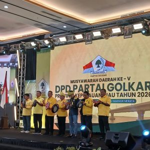 Buka Musda Ke-V Golkar Kepri, Sekjen DPP Tekankan Konsolidasi Dan Solidaritas 