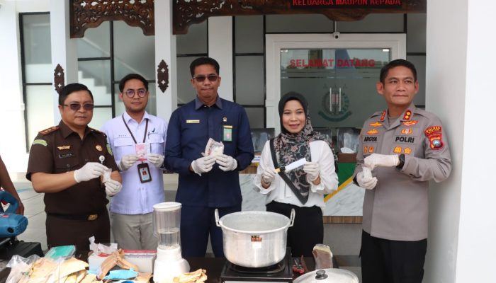 Kejari Bintan Musnahkan BB Perkara Pidum Periode Agustus 2025-April 2026