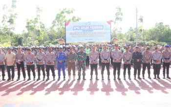 Apel Gelar Pasukan May Day 2026, Polres Bintan Siagakan Sabuk Kamtibmas 
