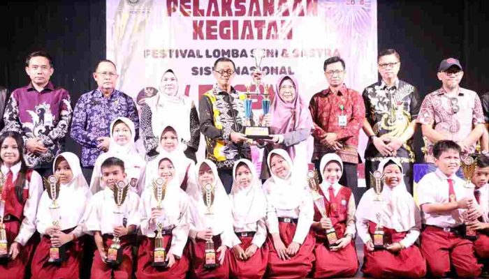 FLS3N Kota Tanjungpinang Ditutup, SMPN 1 dan SDN 003 Tanjungpinang Timur Raih Juara Umum 
