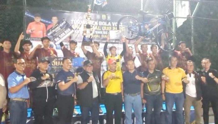 SMAN 2 Bunguran Timur Natuna Juara Turnamen Bola Voli Danlanudal Cup 2026