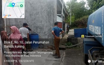 BPBD Tanjungpinang Terus Salurkan Air Bersih Untuk Warga  