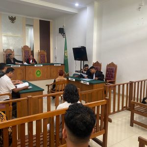Sidang Tipiring Penganiayaan Ringan, Pelaku Dijatuhi Hukuman 3 Bulan