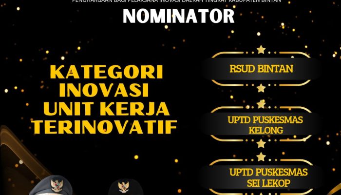 Galanova Awards 2026, Pacu Semangat Inovasi Perangkat Daerah di Bintan 
