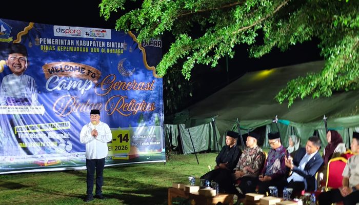 Camp Generasi Bintan Religius 2026 Dibuka, Sekda Ronny : Pembinaan Karakter Generasi Muda 