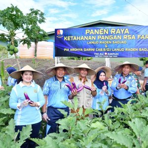 Lanud RSA Panen Raya Sayuran di RSA Farm, Perkuat Ketahanan Pangan di Natuna