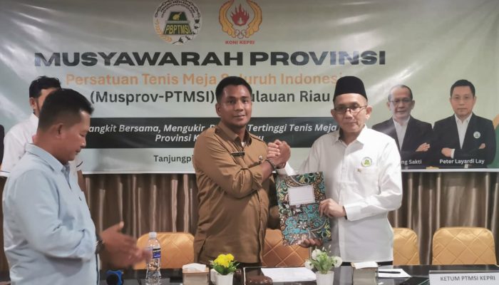 Musprov PTMSI, M Yunus Terpilih Kembali Pimpin PTMSI Kepri Periode 2026-2030