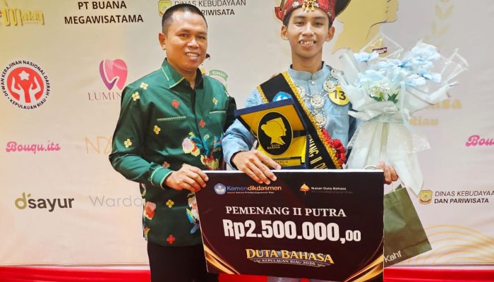 KKSS Kepri Apresiasi Andi Ampa Djaya Juara Duta Bahasa Kepri 2026