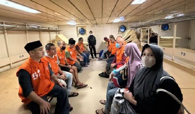 Kejari Natuna Kawal Eksekusi 15 Napi ke LP dan Rutan di Tanjungpinang dan Batam