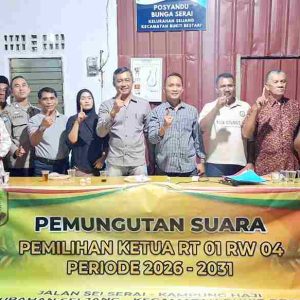Pemilihan RT 01 RW 04 Sei Jang Tanjungpinang Tanpa Pemungutan Suara