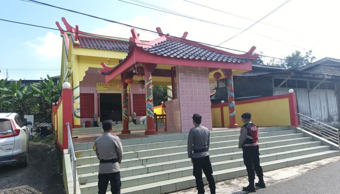 Peringatan Waisak, Polres Bintan Laksanakan Pengamanan di Klenteng Cetya Bhakti Sasana 