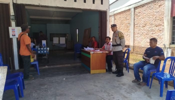 Pemilihan Ketua RT di Kampung Nusantara Tanjungpinang Dimonitoring Bhabinkamtibmas Batu IX